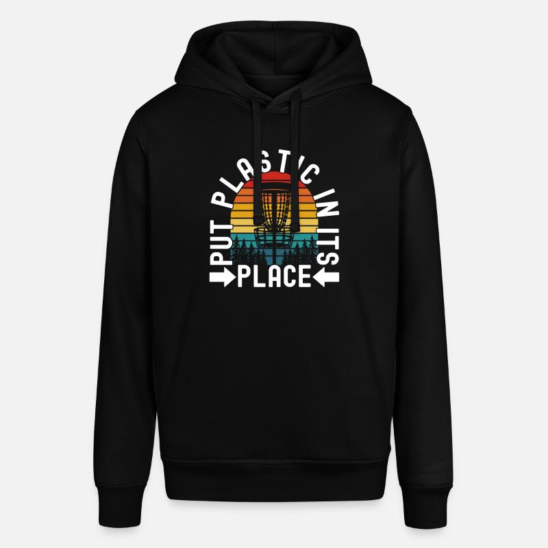 Disc Golf Disc Golfer - Stanley/Stella Unisex Hoodie SOUNDER - Schwarz