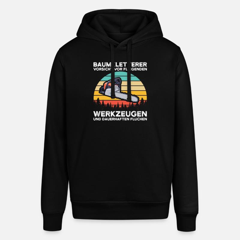 Baumkletterer Arborist Waldarbeiter Geschenk - Stanley/Stella Unisex Hoodie SOUNDER - Schwarz