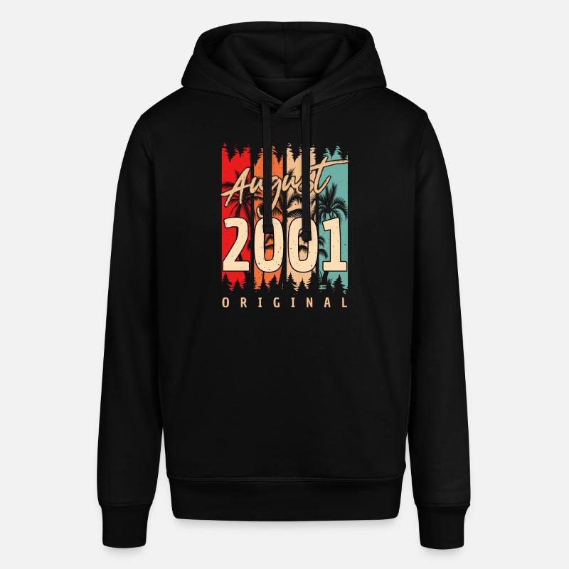 Mois de naissance Août 2001 - Sweat à capuche SOUNDER Stanley/Stella Unisexe - noir