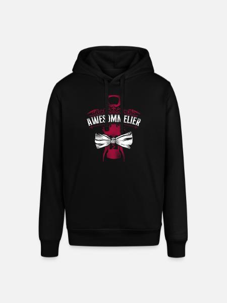 Sommelier Wine Drinking Tasting - Stanley/Stella SOUNDER Unisex Hoodie - black