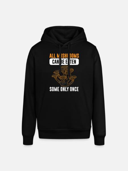 Alle svampe spiser svampeplukkere Svampeplukkere - Stanley/Stella SOUNDER unisex hoodie - sort