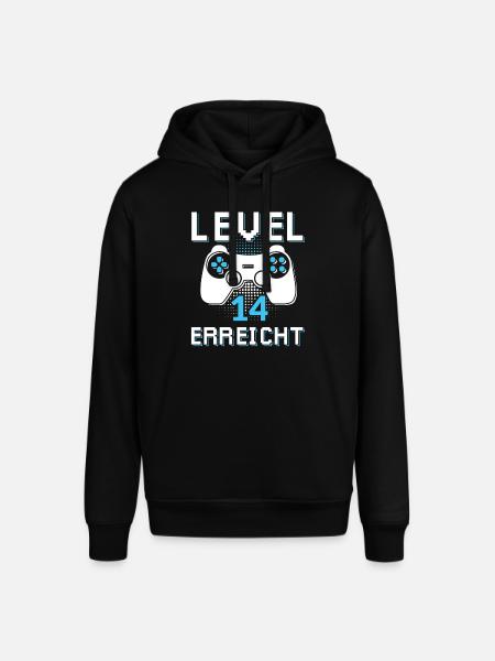 Level 14 Erreicht Gamer - Stanley/Stella Unisex Hoodie SOUNDER - Schwarz