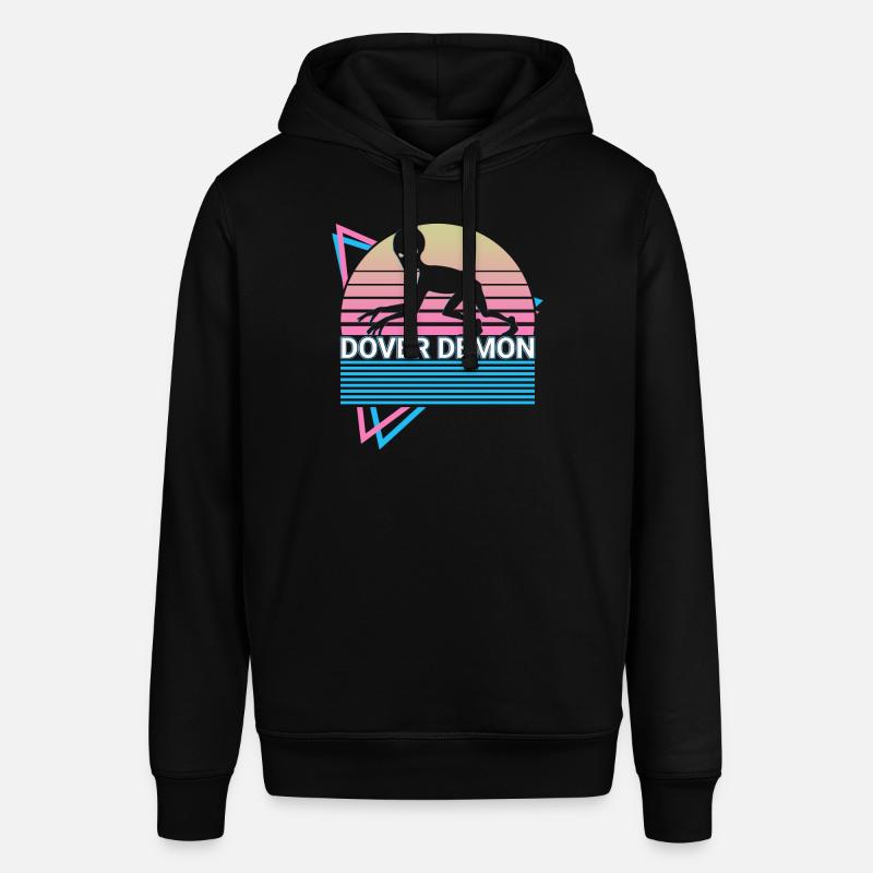 Dover Dämon Kryptide Kryptozoologie Retro - Stanley/Stella Unisex Hoodie SOUNDER - Schwarz