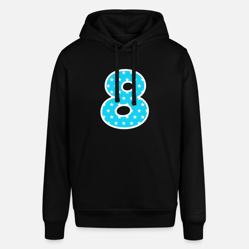 Numéro 8 - Sweat à capuche SOUNDER Stanley/Stella Unisexe - noir