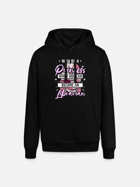 Woman princess librarian - Stanley/Stella SOUNDER Unisex Hoodie - black