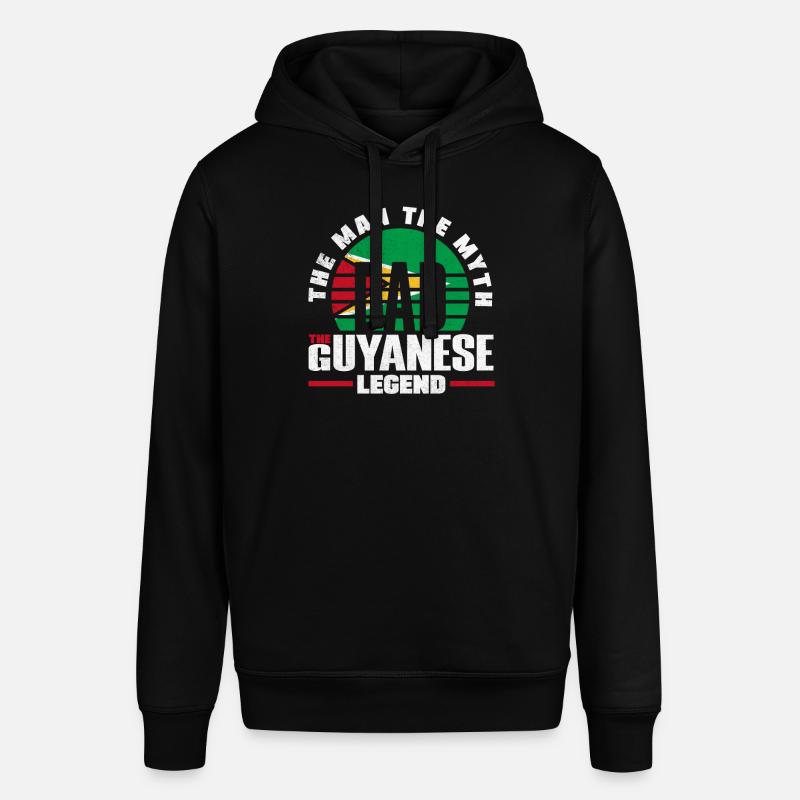 Guyana Guyana Guyana Drapeau Père - Sweat à capuche SOUNDER Stanley/Stella Unisexe - noir