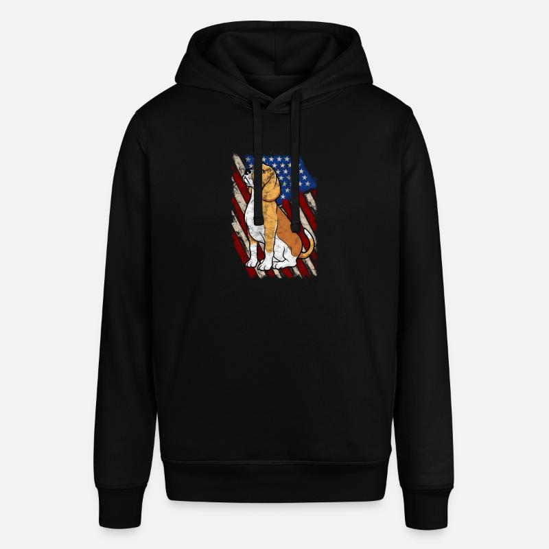 Beagle États-Unis - Sweat à capuche SOUNDER Stanley/Stella Unisexe - noir