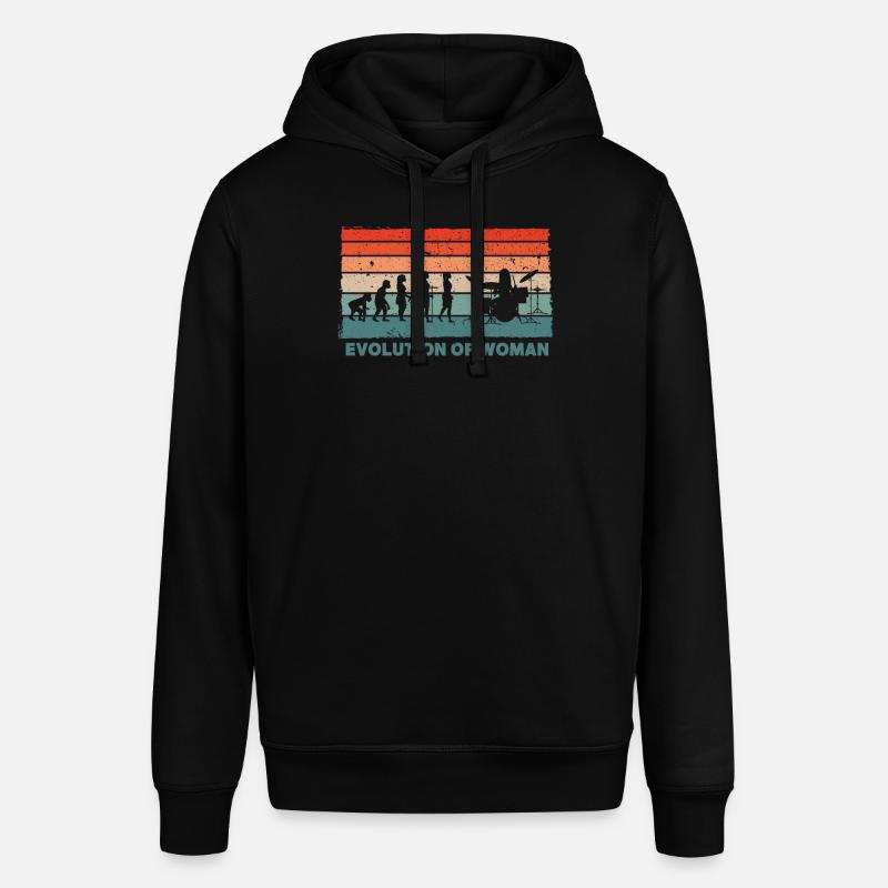 Retro Schlagzeuger Evolution Batteur - Sweat à capuche SOUNDER Stanley/Stella Unisexe - noir