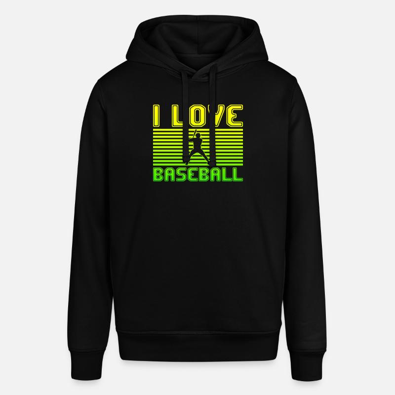 J’adore le baseball - Sweat à capuche SOUNDER Stanley/Stella Unisexe - noir
