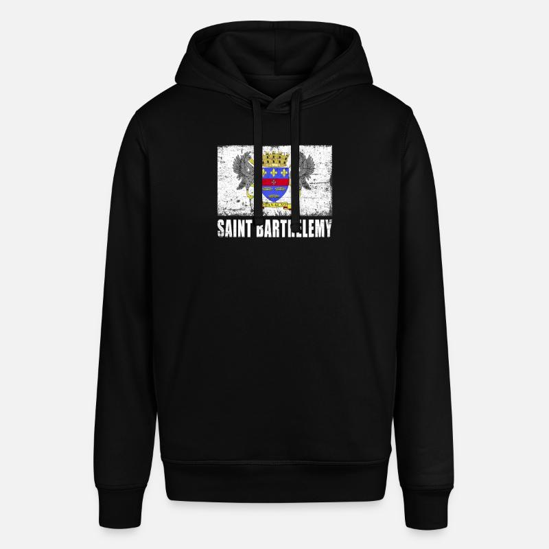 Drapeau de Saint-Barthélemy - Sweat à capuche SOUNDER Stanley/Stella Unisexe - noir