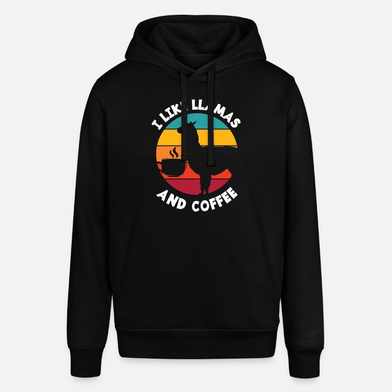 Café Lama - Sweat à capuche SOUNDER Stanley/Stella Unisexe - noir