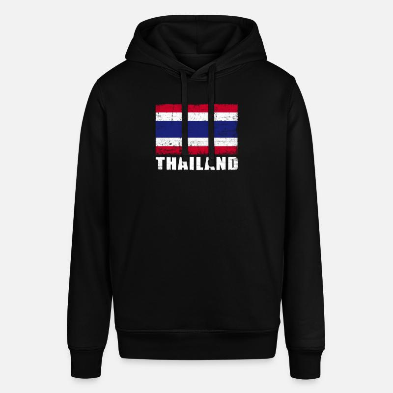 Thaïlande Drapeau Grunge Thaïlande Drapeau - Sweat à capuche SOUNDER Stanley/Stella Unisexe - noir