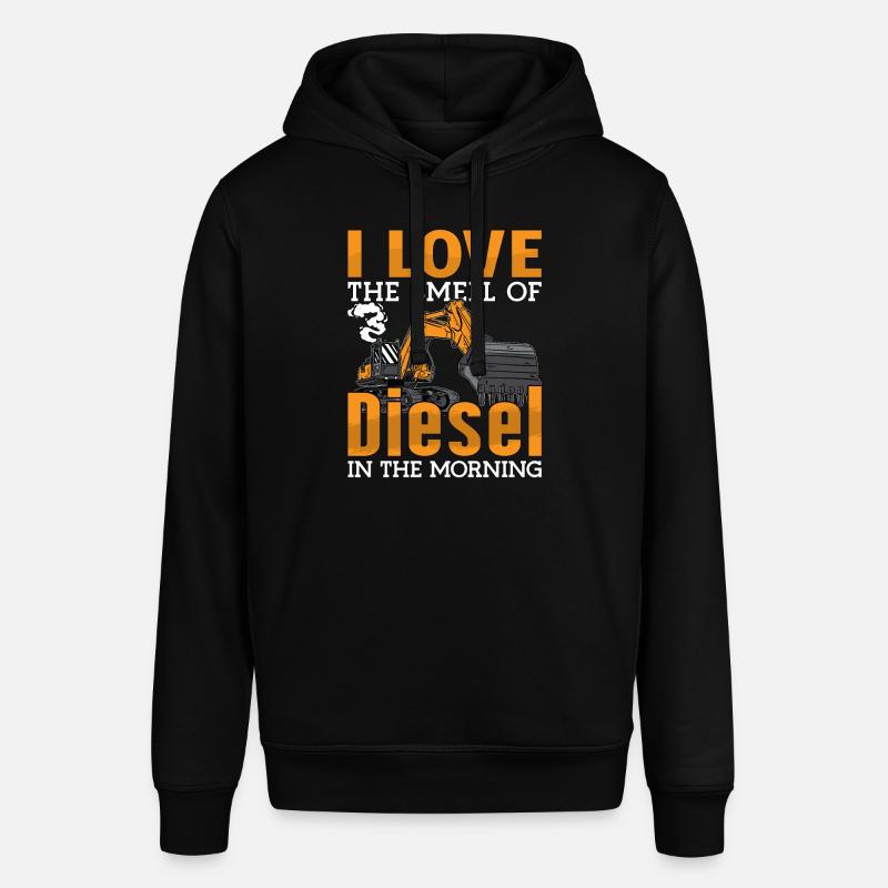 Baggern Baggerfahrer Bagger Bauarbeiter Geschenk - Stanley/Stella Unisex Hoodie SOUNDER - Schwarz