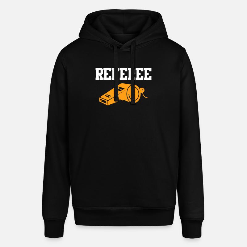 Referee whistle referee - Stanley/Stella SOUNDER Unisex Hoodie - black