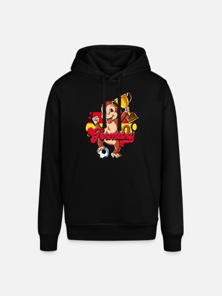 Deutschland Fußball - Stanley/Stella Unisex Hoodie SOUNDER - Schwarz