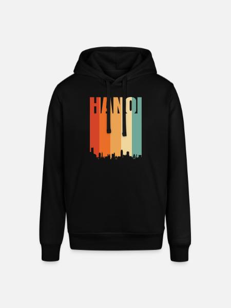 Hanoï - Sweat à capuche SOUNDER Stanley/Stella Unisexe - noir