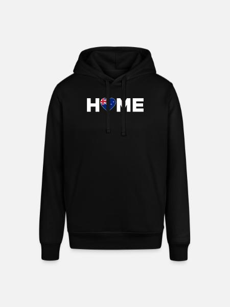 New Zealand Home New Zealand Flag - Stanley/Stella SOUNDER Unisex Hoodie - black