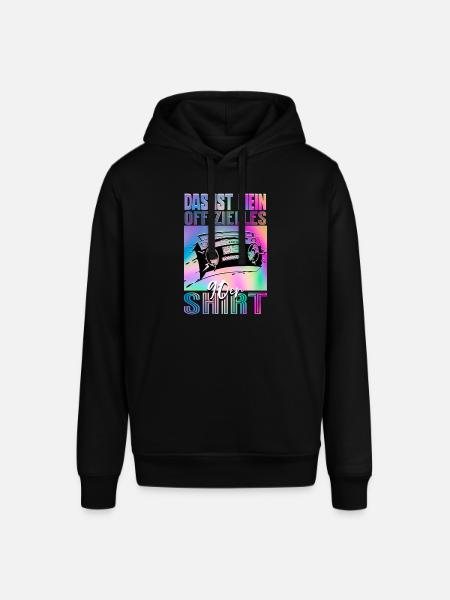 90er Jahre - Stanley/Stella Unisex Hoodie SOUNDER - Schwarz