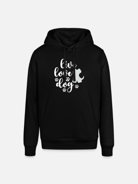 Leben Liebe Hunde - Stanley/Stella Unisex Hoodie SOUNDER - Schwarz
