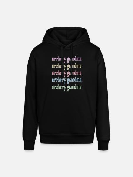 Bogenschießen-Oma Von Bogenschützen Großmutter - Stanley/Stella Unisex Hoodie SOUNDER - Schwarz