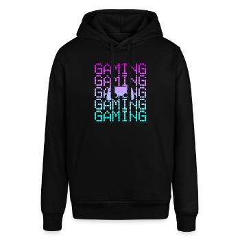 gaming gamer - Stanley/Stella Unisex Hoodie SOUNDER - Schwarz - Vorne - Alina (178cm) & Michal (187cm)