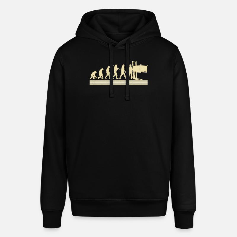 Évolution des ouvriers d’usine - Sweat à capuche SOUNDER Stanley/Stella Unisexe - noir