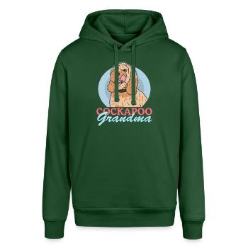 Cockapoo Grandma Hundebesitzer Hunde Geschenk - Stanley/Stella Unisex Hoodie SOUNDER - Flaschengrün - Vorne - Alina (178cm) & Michal (187cm)