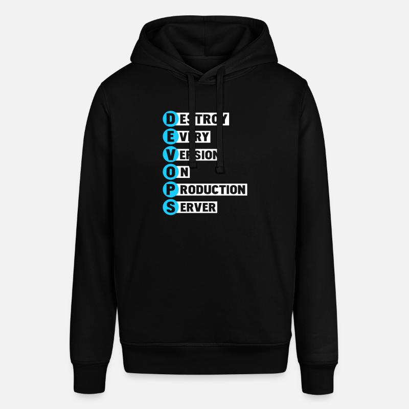 Devops Sys-Admin Entwickler Helden Design - Stanley/Stella Unisex Hoodie SOUNDER - Schwarz