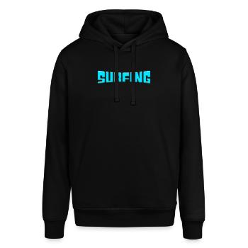surfen - Stanley/Stella Unisex Hoodie SOUNDER - Schwarz - Vorne - Alina (178cm) & Michal (187cm)