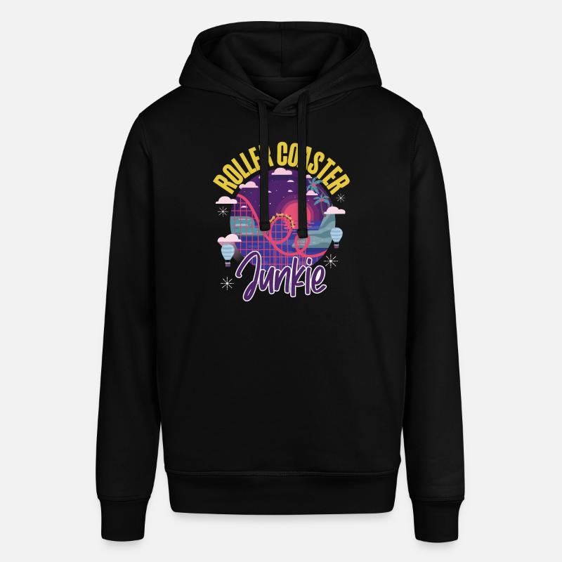 Roller Coaster Roller Coaster - Stanley/Stella SOUNDER Unisex Hoodie - black