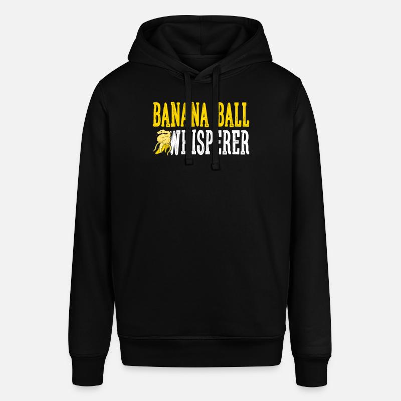 Banana Ball Python Flüsterer - Stanley/Stella Unisex Hoodie SOUNDER - Schwarz
