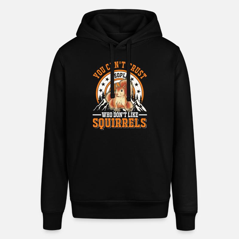 Eichhörnchen Geschenk Grauhörnchen Squirrel - Stanley/Stella Unisex Hoodie SOUNDER - Schwarz