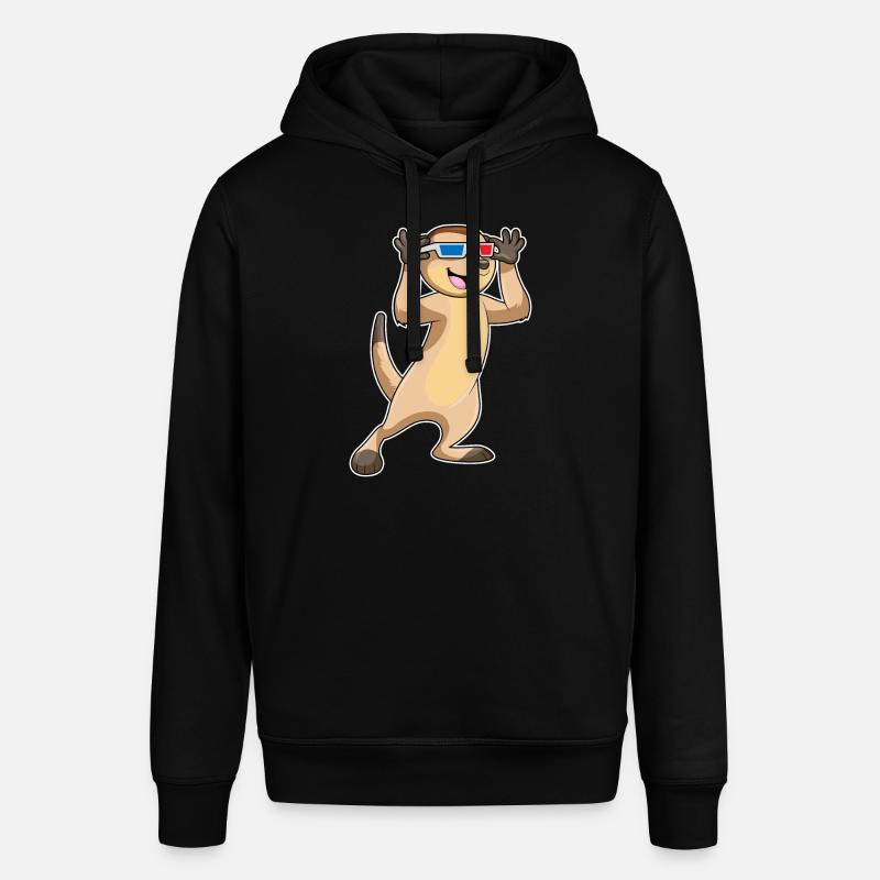 Suricates avec lunettes - Sweat à capuche SOUNDER Stanley/Stella Unisexe - noir