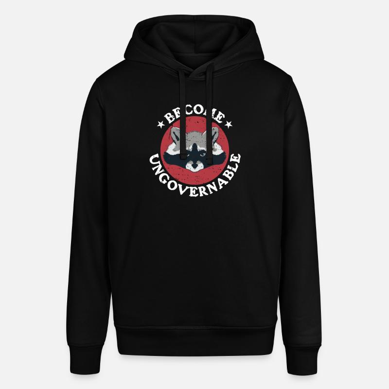 Raccoon Retro devient ingouvernable - Sweat à capuche SOUNDER Stanley/Stella Unisexe - noir