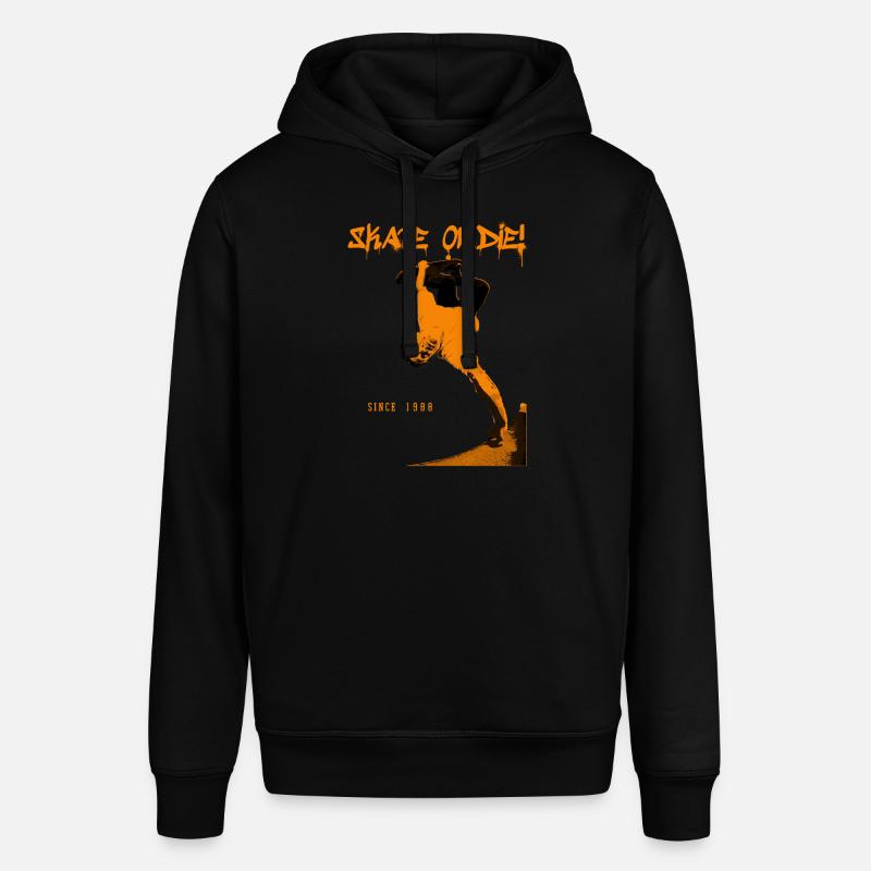 Schlittschuhlaufen oder sterben - Stanley/Stella Unisex Hoodie SOUNDER - Schwarz