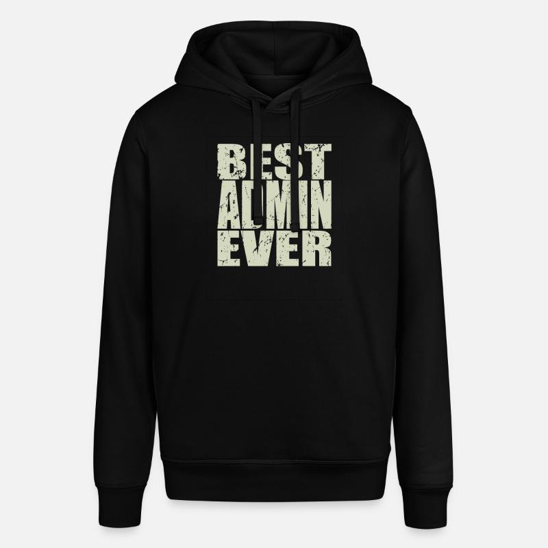 Best Admin ever Admin Geschenk - Stanley/Stella Unisex Hoodie SOUNDER - Schwarz