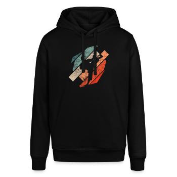 Karate - Stanley/Stella Unisex Hoodie SOUNDER - Schwarz - Vorne - Alina (178cm) & Michal (187cm)