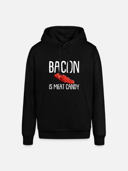 Bacon Is Meat Candy - Stanley/Stella SOUNDER Unisex Hoodie - black