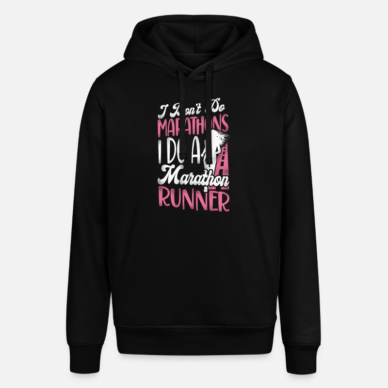 Running Runner Semi-Marathon - Sweat à capuche SOUNDER Stanley/Stella Unisexe - noir