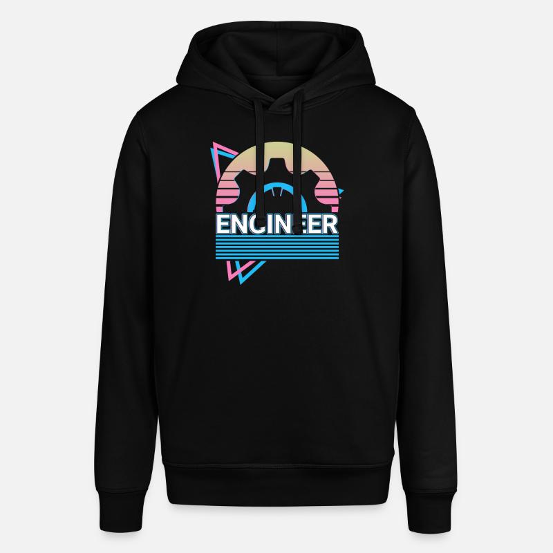 Engineer Engineering Retro - Stanley/Stella SOUNDER Unisex Hoodie - black