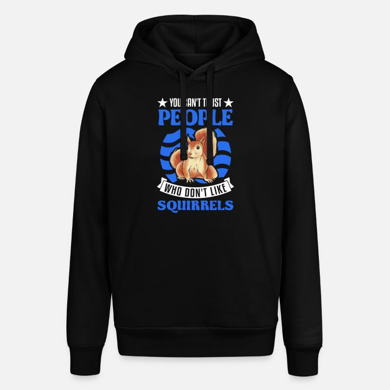 Eichhörnchen Geschenk Grauhörnchen Squirrel - Stanley/Stella Unisex Hoodie SOUNDER - Schwarz
