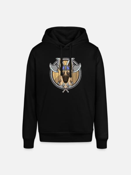 Malinois I Valhalla I Viking - Stanley/Stella SOUNDER unisex hoodie - sort
