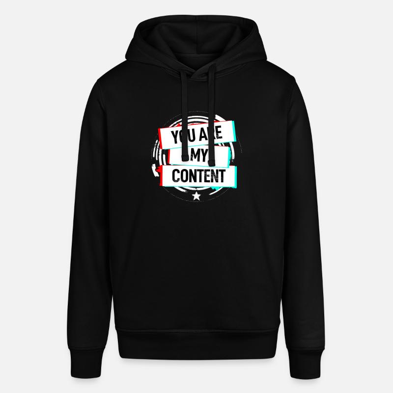 Vous êtes mon contenu - Sweat à capuche SOUNDER Stanley/Stella Unisexe - noir