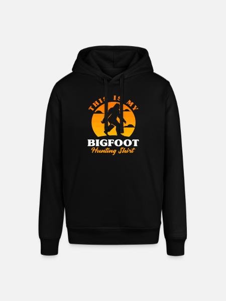 Bigfoot Hunter Shirt - Stanley/Stella SOUNDER Unisex Hoodie - black
