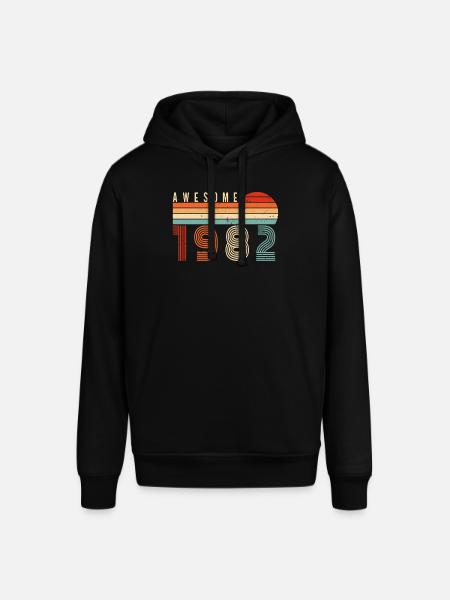 1982 Birthday - Stanley/Stella SOUNDER Unisex Hoodie - black