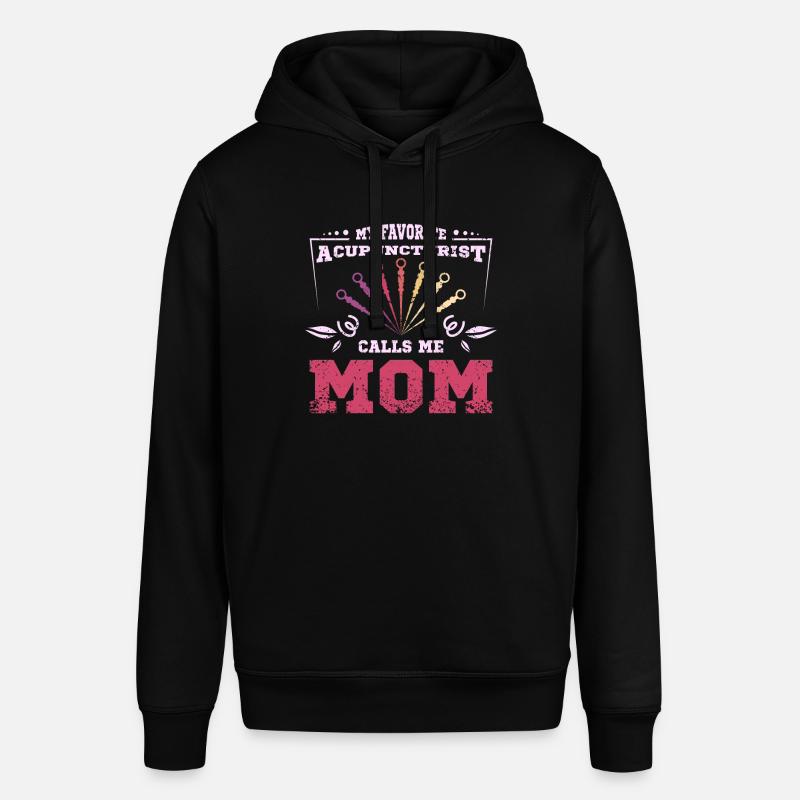 Mon acupuncteur préféré m’appelle maman - Sweat à capuche SOUNDER Stanley/Stella Unisexe - noir
