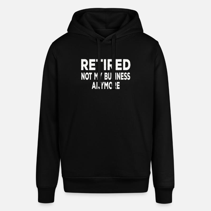 Retraité plus mes bussines - Sweat à capuche SOUNDER Stanley/Stella Unisexe - noir