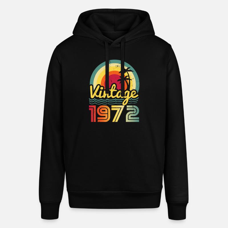 Millésime 1972 - Sweat à capuche SOUNDER Stanley/Stella Unisexe - noir