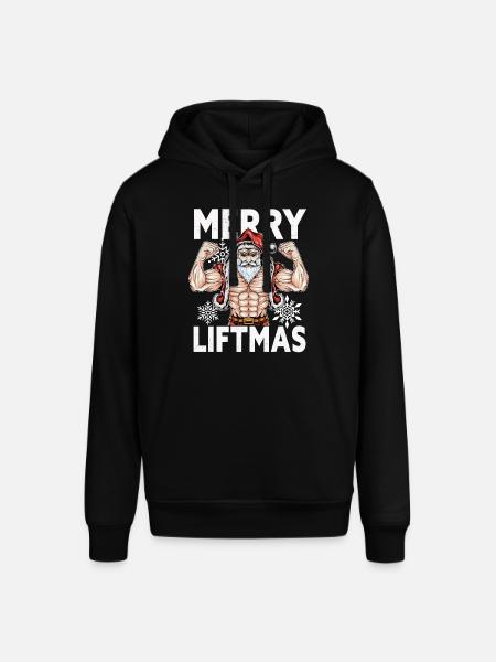 Merry Liftmas - Entraînement de gymnastique de noël pour culturistes - Sweat à capuche SOUNDER Stanley/Stella Unisexe - noir