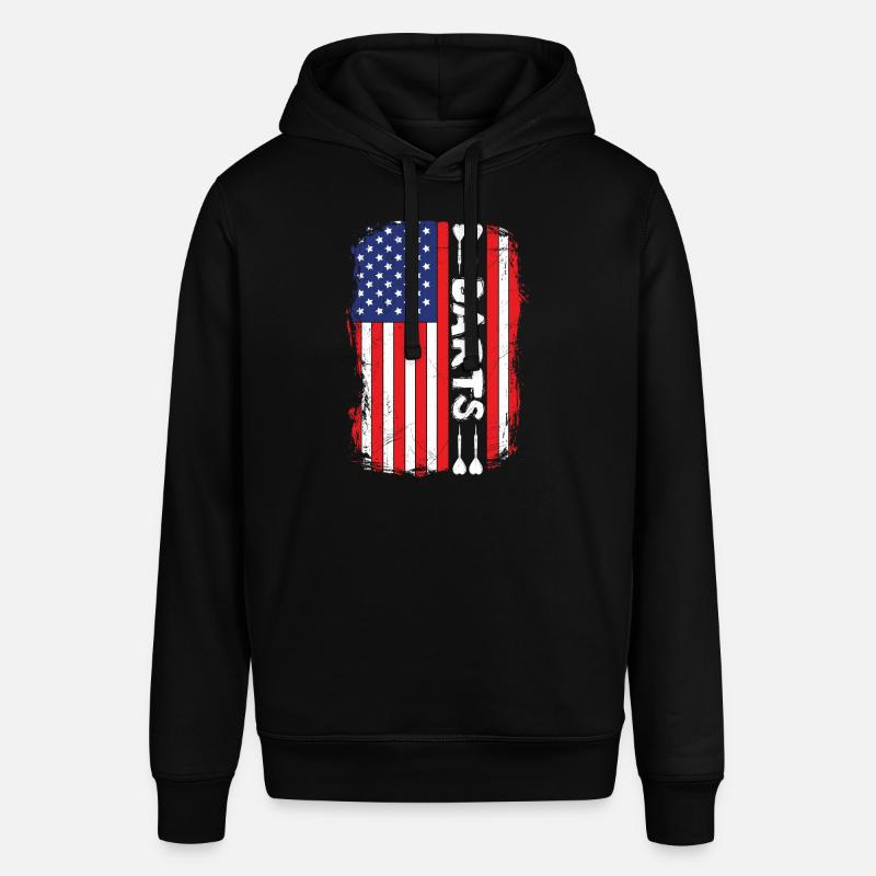 Fléchettes Fléchettes Drapeau des États-Unis - Sweat à capuche SOUNDER Stanley/Stella Unisexe - noir